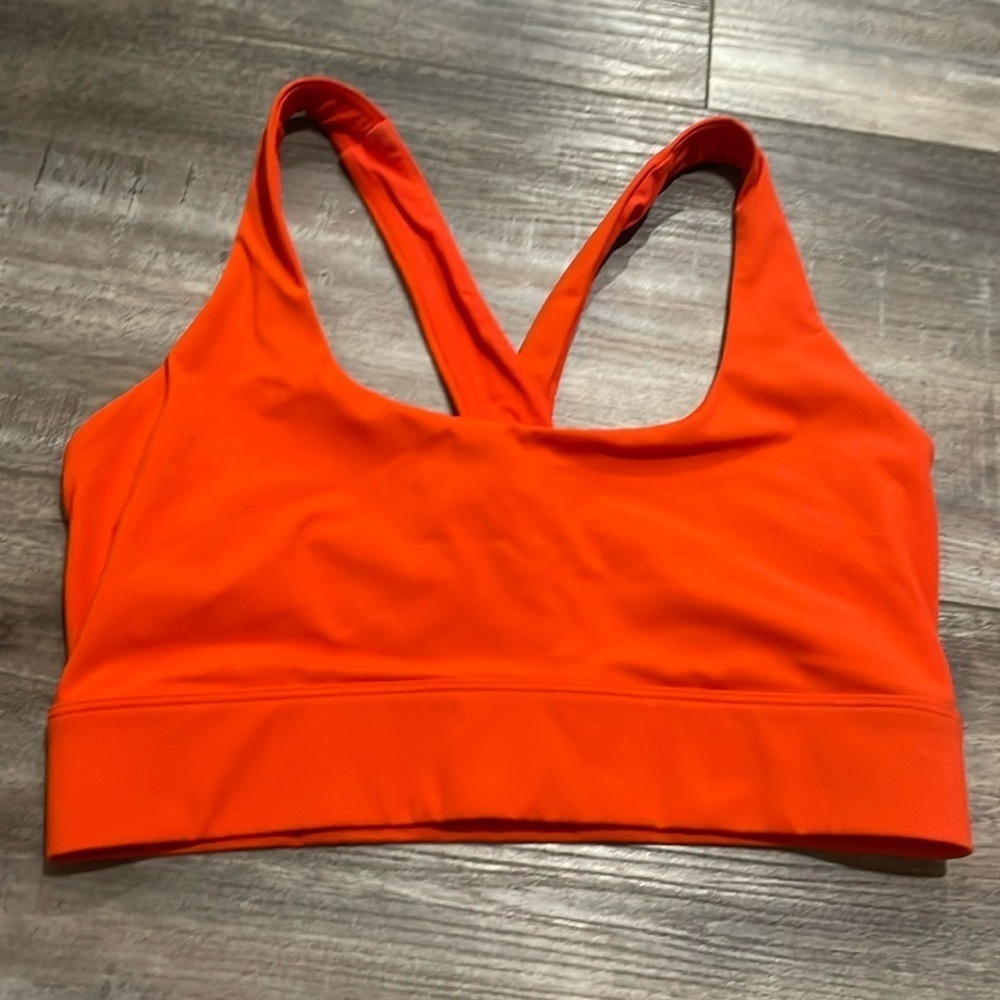 Greyson Women’s Golf Soleil Sports Bra Size Small Orange